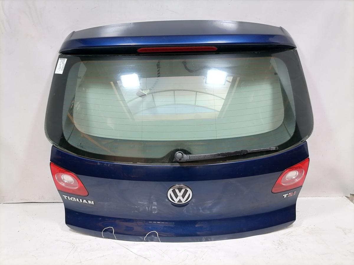 VW Tiguan 1 5N original Heckklappe mit Heckscheibe LD5Q Shadowblue Bj.2009